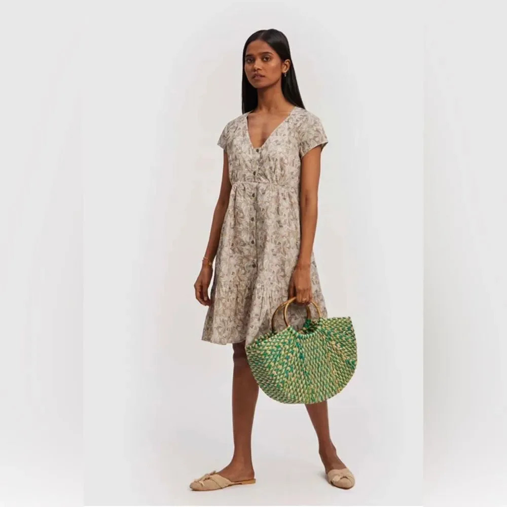 NEW Reistor organic cotton Tiered Short Dress